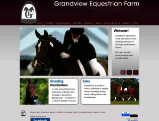 grandviewequestrianfarm.com screenshot