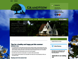 grandviewpets.com screenshot