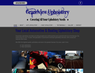 grandviewupholstery.com screenshot