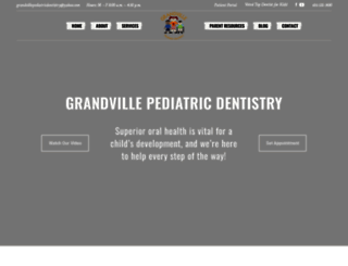 grandvillepediatricdentistry.com screenshot