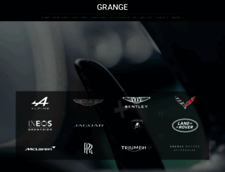 grange.co.uk screenshot
