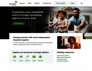 grangeinsurance.com screenshot