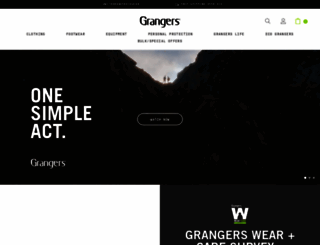 grangers.co.uk screenshot
