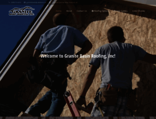 granitebasinroofing.com screenshot