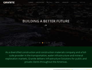 graniteconstruction.com screenshot