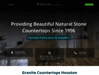 granitecountershouston.com screenshot