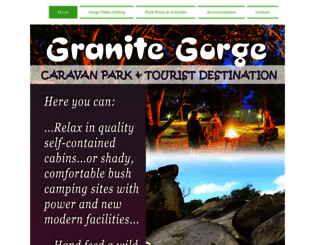 granitegorge.com.au screenshot
