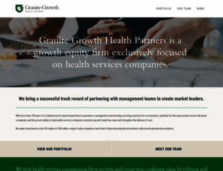 granitegrowthhealthpartners.com screenshot