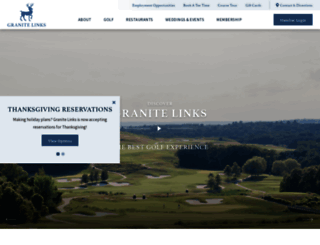 granitelinksgolfclub.com screenshot