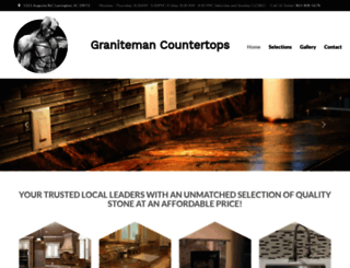 granitemancountertopssc.com screenshot