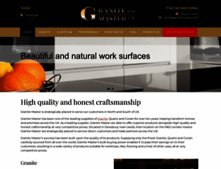 granitemaster.co.uk screenshot