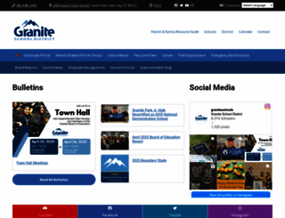 graniteschools.org screenshot