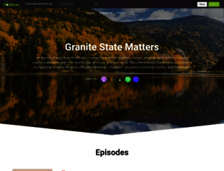 granitestatematters.podbean.com screenshot