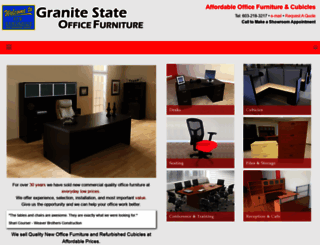 granitestateofficefurniture.com screenshot
