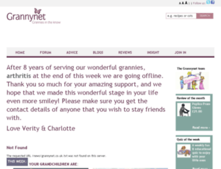 grannynet.co.uk screenshot