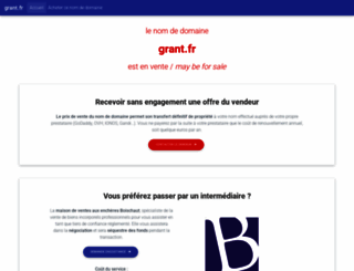 grant.fr screenshot