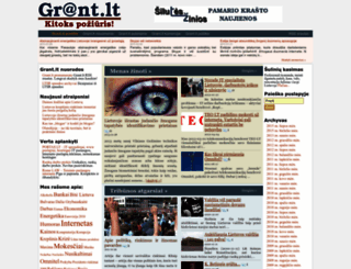 grant.lt screenshot