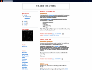 grantbroome.blogspot.com screenshot