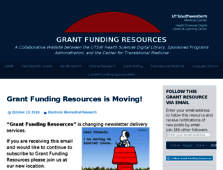 grantfundingresources.wordpress.com screenshot