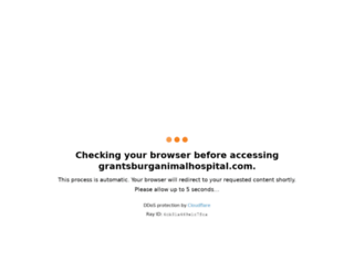 grantsburganimalhospital.com screenshot