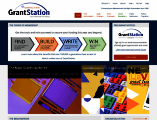grantstation.com screenshot