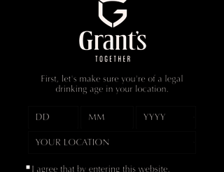 grantswhisky.com screenshot