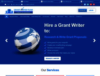 grantwriterteam.com screenshot