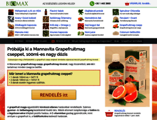 grapefruitmag-csepp.biomax.hu screenshot