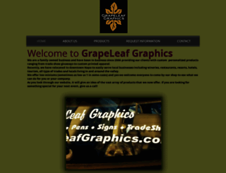 grapeleafgraphics.com screenshot