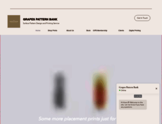 grapespatternbank.com screenshot