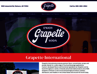 grapetteflavors.com screenshot