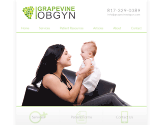 grapevineobgyn.com screenshot