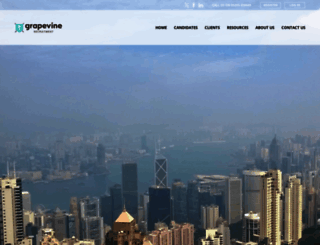 grapevinerecruitment.com screenshot