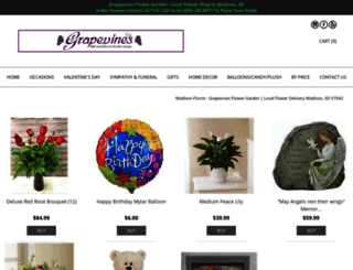 grapevinesflowergarden.com screenshot