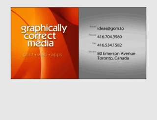 graphicallycorrect.ca screenshot