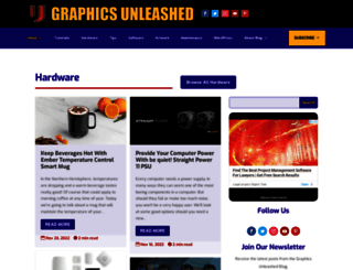 graphics-unleashed.unleash.com screenshot