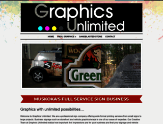 graphics-unlimited.ca screenshot