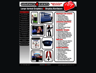 graphics4events.com screenshot