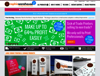 graphicwarehouse.co.uk screenshot