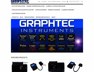 graphtecinstruments.com screenshot