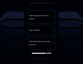 grasgroup-selector.com screenshot