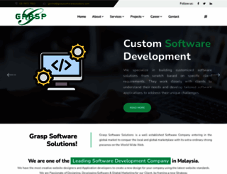 graspsoftwaresolutions.com screenshot