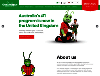 grasshoppersoccer.co.uk screenshot