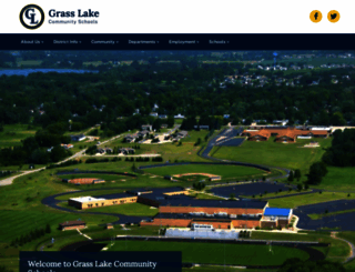 grasslakeschools.com screenshot
