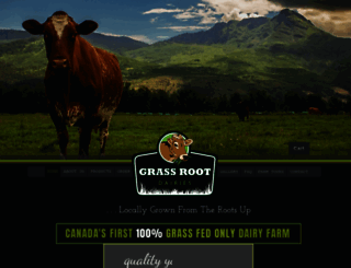 grassrootdairies.com screenshot