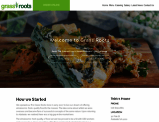 grassrootsfood.com.au screenshot