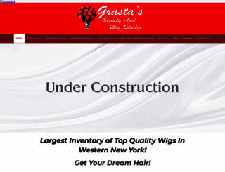 grastasbeautyandwigstudio.com screenshot