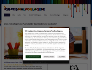 gratismalvorlagen.com screenshot