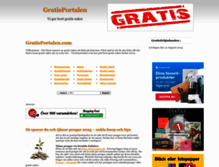 gratisportalen.com screenshot