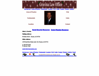 gravinalaw.com screenshot